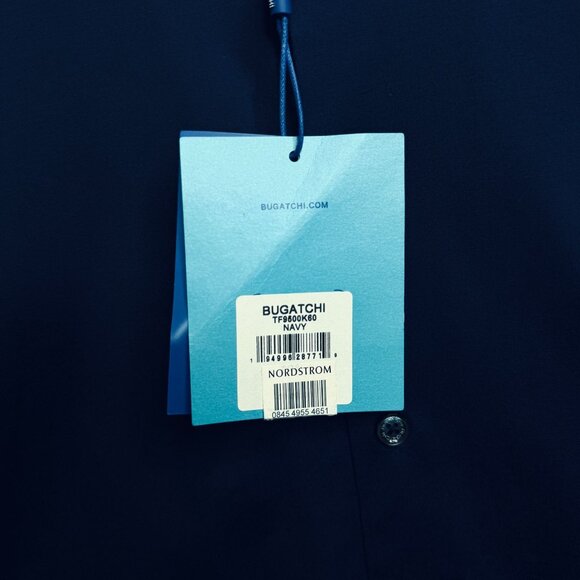 Bugatchi OoohCotton® Solid Button-Up Shirt Mens L Stretch Capsule Luxury Tech - Picture 13 of 16